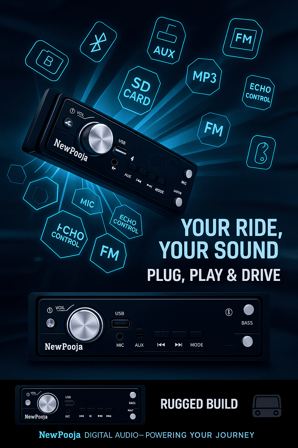 NewPooja premium audio system