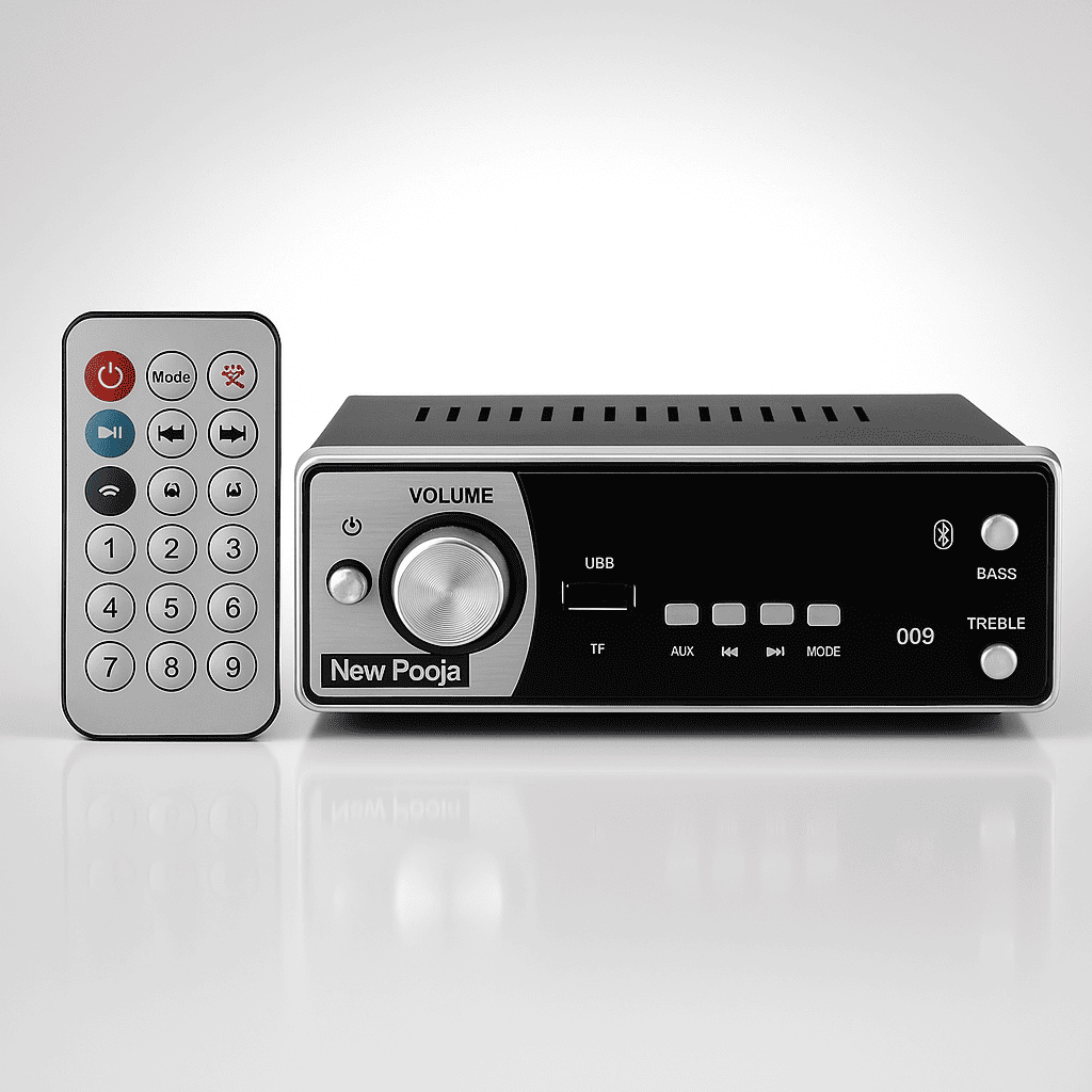 NewPooja Soundblast 501 Silver Car Stereo