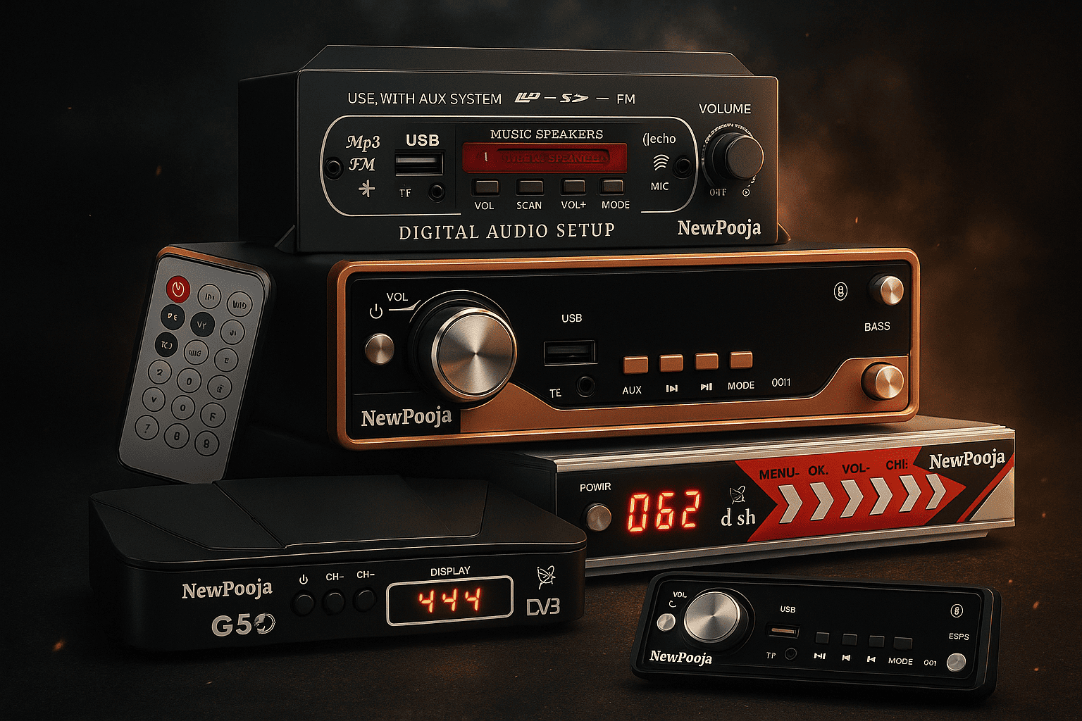 Pooja Electronics team and workspace